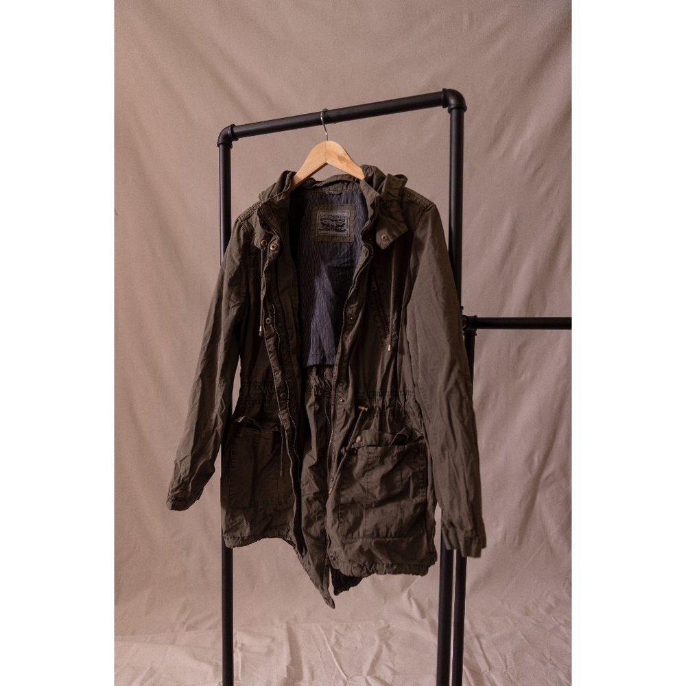 Levi's Olive Green Utility Anorak Jacket